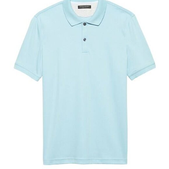 NWT BANANA REPUBLIC POLO/GOLF SHIRT Luxury-Touch Perfomance polo 100% cotton. - Picture 4 of 7